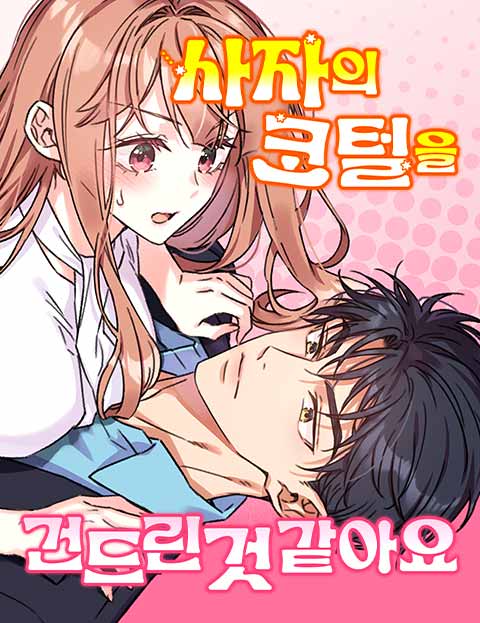 사자의 코털을 건드린 것 같아요 웹툰 표지 (이깜누 / 망아지 / 해화)