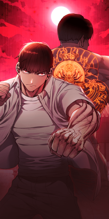 환생보스 웹툰 표지 (신건(스토리플러스),김쿠니(악어스튜디오))