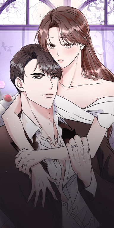 재혼 부부 웹툰 표지 (윤유은,윤소다)