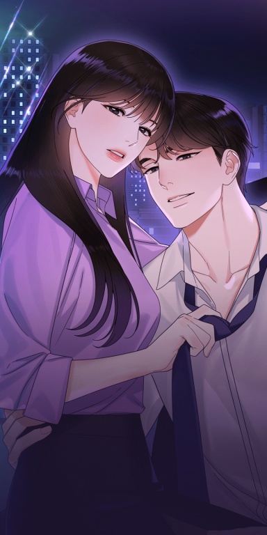 사내 연애 전선 웹툰 표지 (멸종,정경하)