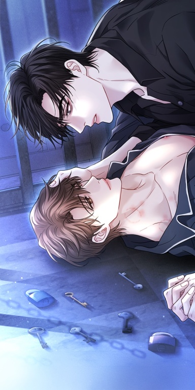 안락한 감금을 언락(Unlock) [개정판] 웹툰 표지 (차삼,토피,카르페XD)