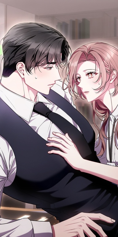 선 넘는 로맨스 웹툰 표지 (유링,탄차,다시마,민지안)