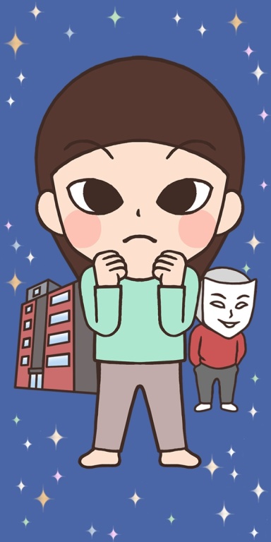 루나파크 일인용 우주 웹툰 표지 (루나)