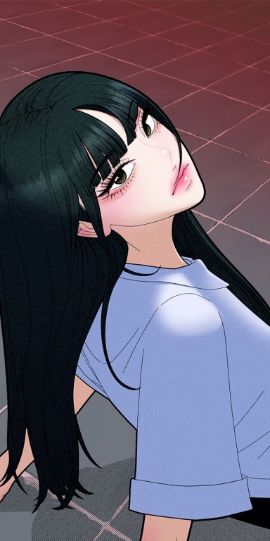 미래거울 웹툰 표지 (아흠)