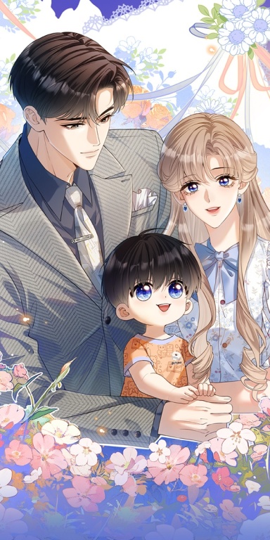 분명 이혼했는데, 전 남편이 집착하고 있습니다 웹툰 표지 (SevenCat, Scarlett,shengbushi)