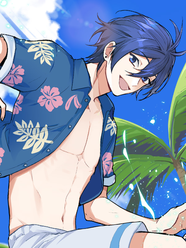 바다가 소년에게 웹툰 표지 (이현민,이진영)