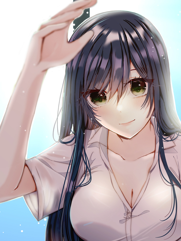 나를 너무 알고 싶어 하는 그녀 웹툰 표지 (사쿠)