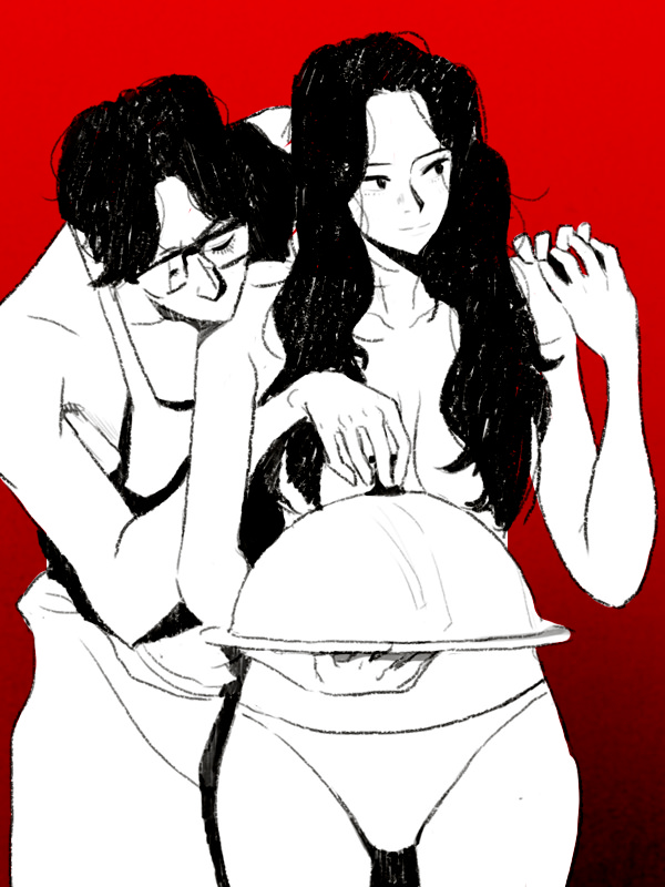 딜리셔스 웹툰 표지 (김민소)