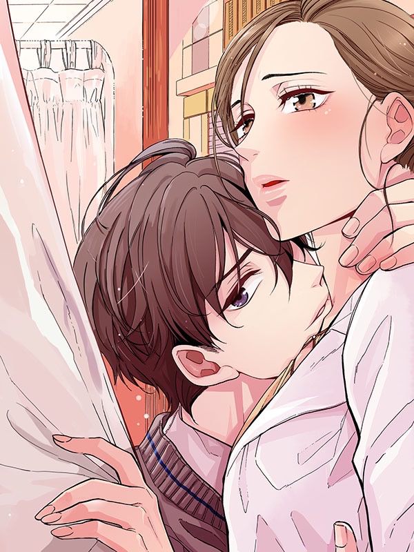 잠겨진 양호실에서 선생님과 웹툰 표지 (카놀라 유)