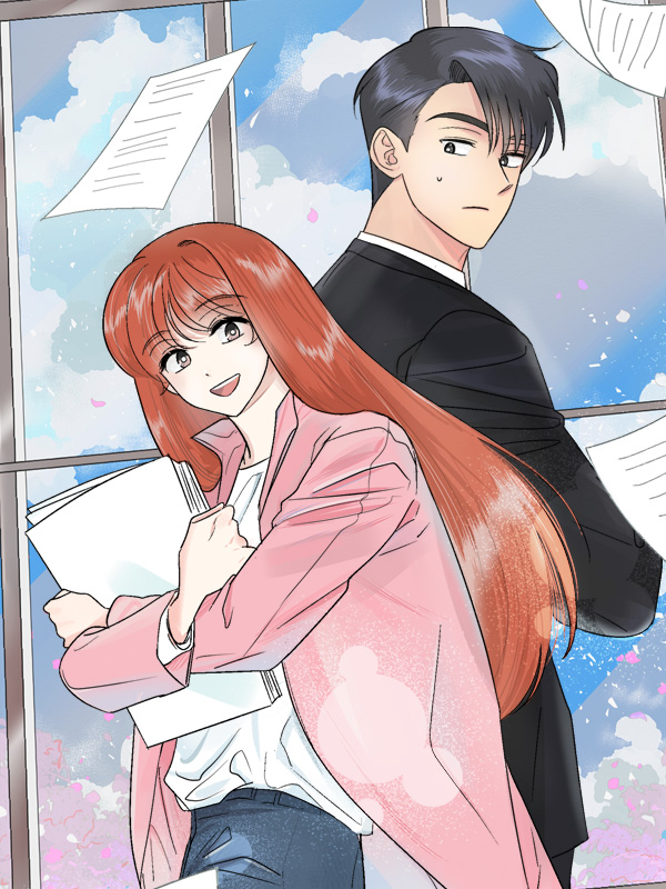 사랑 선고 웹툰 표지 (해서,원스토리)