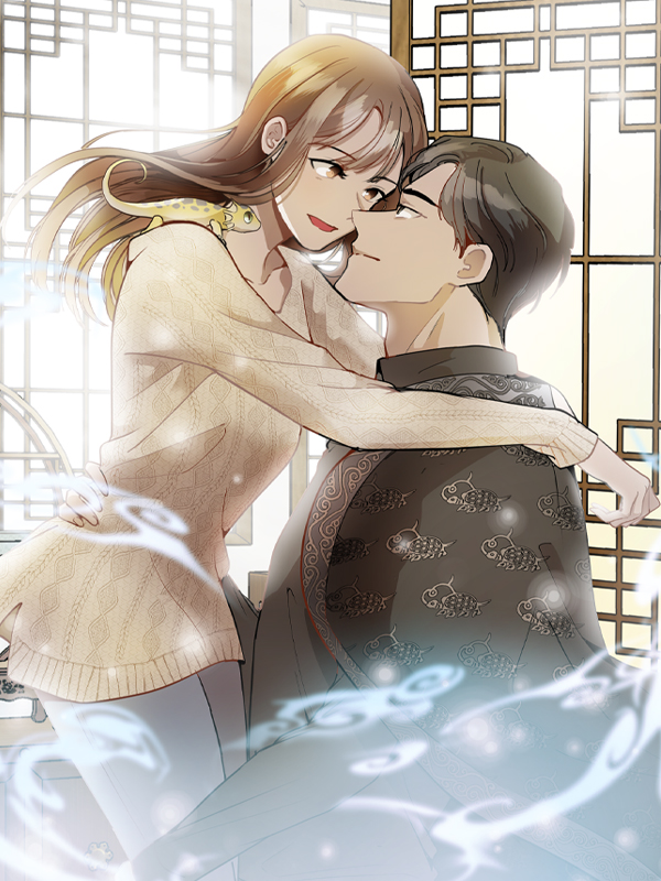 기묘한 그녀의 밤손님 웹툰 표지 (두민,은호)