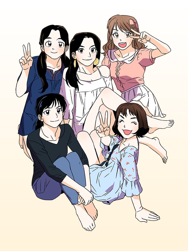청춘시대-청춘이라는 이름 아래 지워지는 것들 웹툰 표지 (수정)