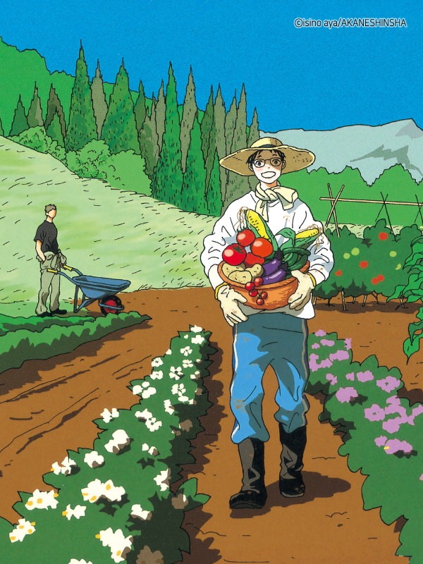 컨트리 다이어리 웹툰 표지 (이시노 아야)
