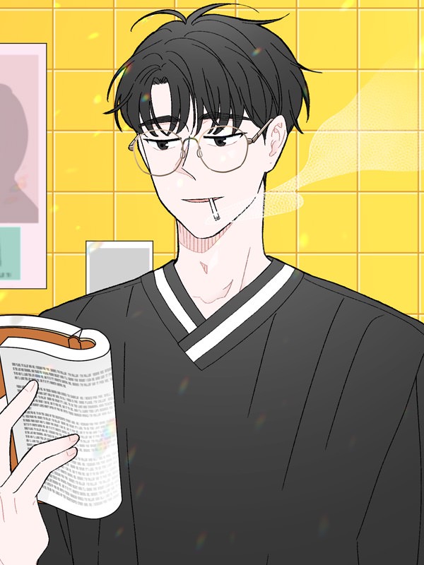 내일의 연애 웹툰 표지 (노루)