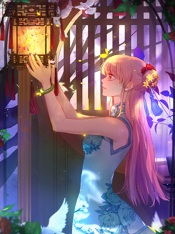 Let'美人(렛미인) 웹툰 표지 (DAZUI)