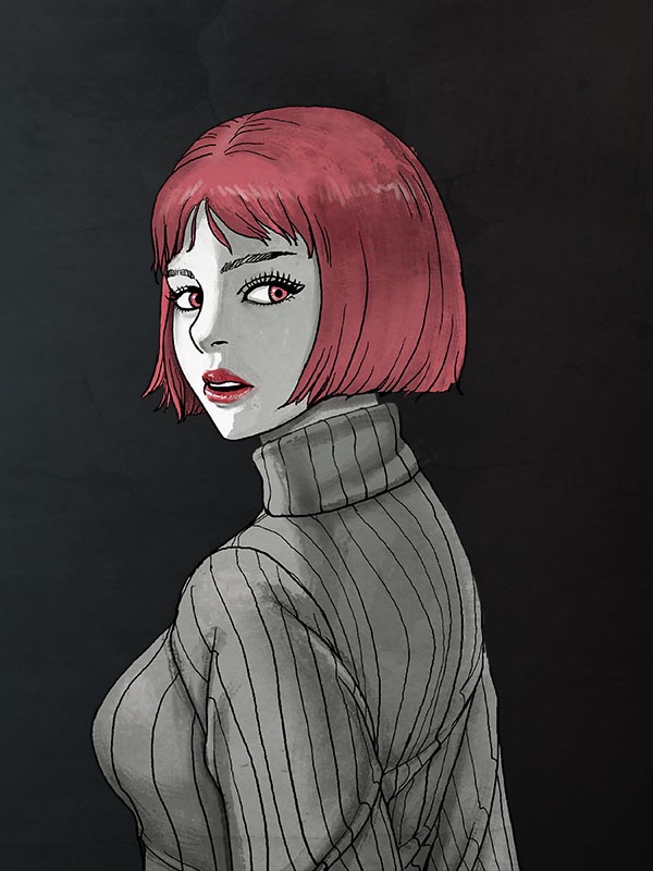 힌놈의 낭떠러지 웹툰 표지 (그림소리)