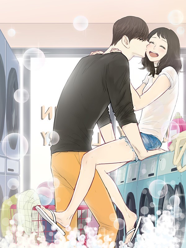 일단 뜨겁게 청소하라?! 웹툰 표지 (앵고)