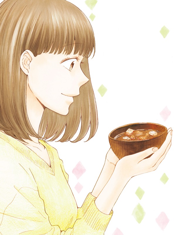 사치네 사찰요리 웹툰 표지 (카네모리 아야미)
