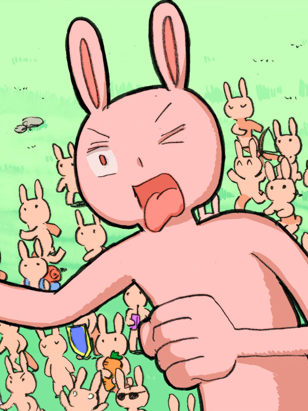 마사토끼 극장 웹툰 표지 (마사토끼)