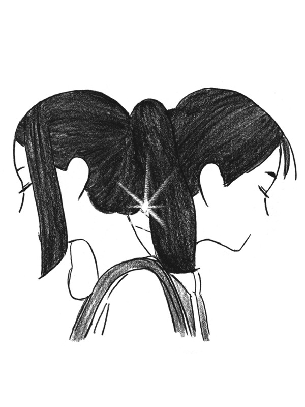 다리 위 차차 웹툰 표지 (윤필,재수)