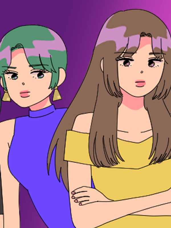 그녀에 대하여 웹툰 표지 (해인)