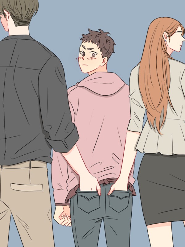 러브트리오 웹툰 표지 (세만부)