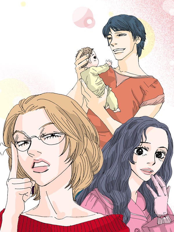 러브미 파파 웹툰 표지 (이태경)