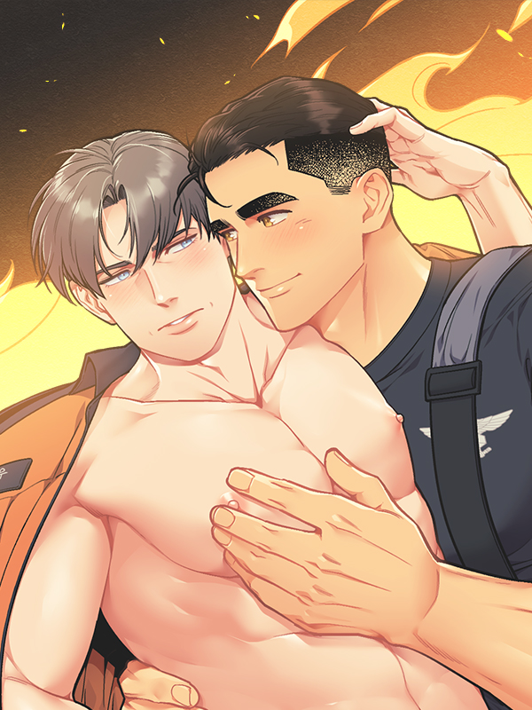 Fire in the whole (파이어 인 더 홀) 웹툰 표지 (김누룩)