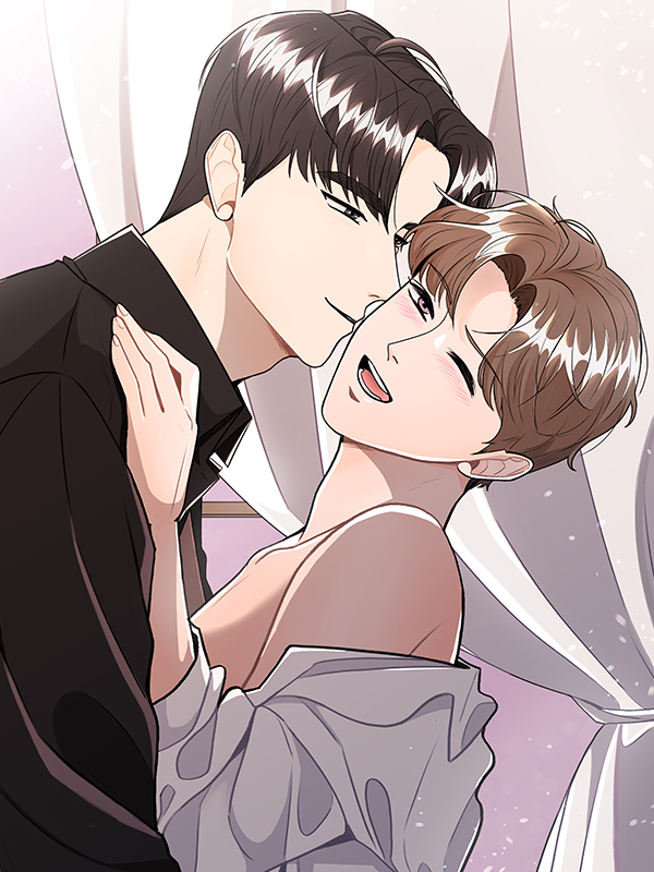 러브카메라 웹툰 표지 (내리)