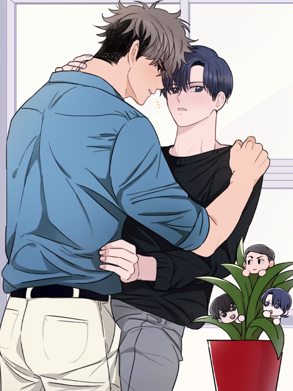 입술이 닿기까지 웹툰 표지 (나빛,루퍼)