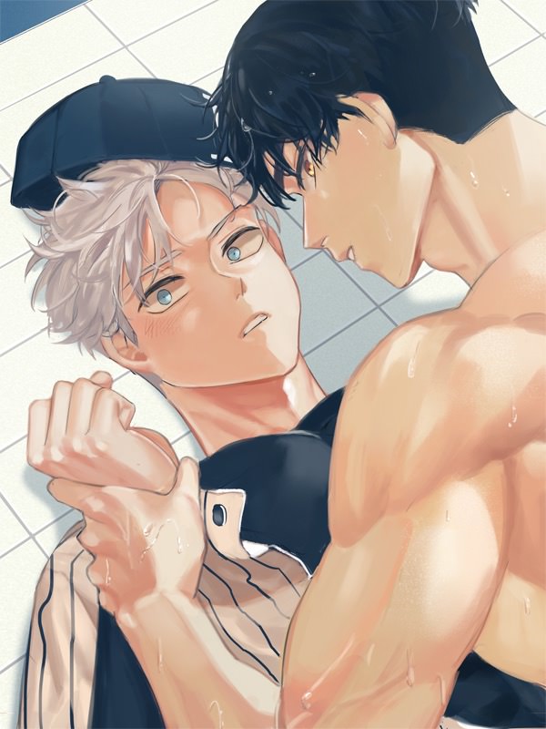 오늘도 해맑음 웹툰 표지 (꼬꾸)