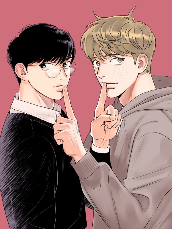 아무런 말도 없이 웹툰 표지 (아니영)