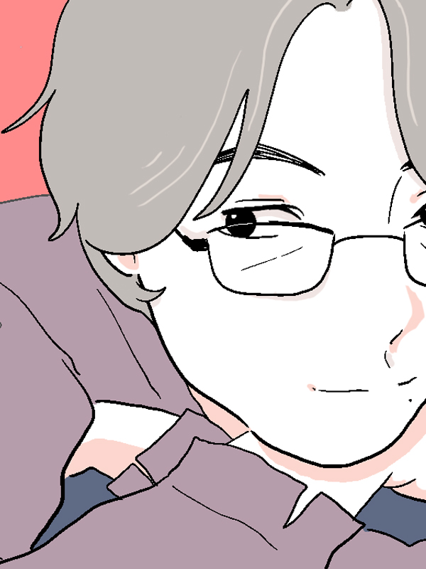 춤추는 도련님 웹툰 표지 (하양지)