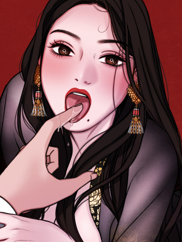 오후의 색몽 웹툰 표지 (블랙스완)