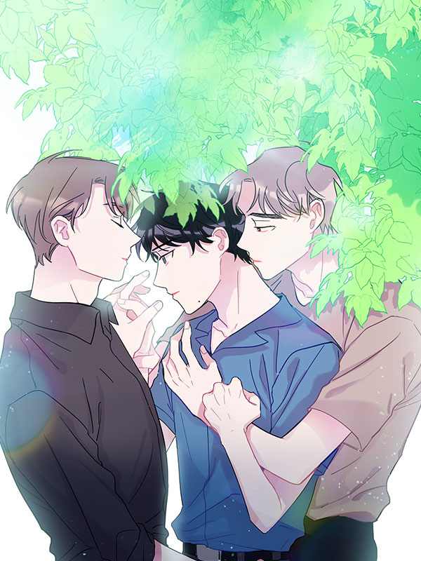 단 하나의 여름 웹툰 표지 (먼지)