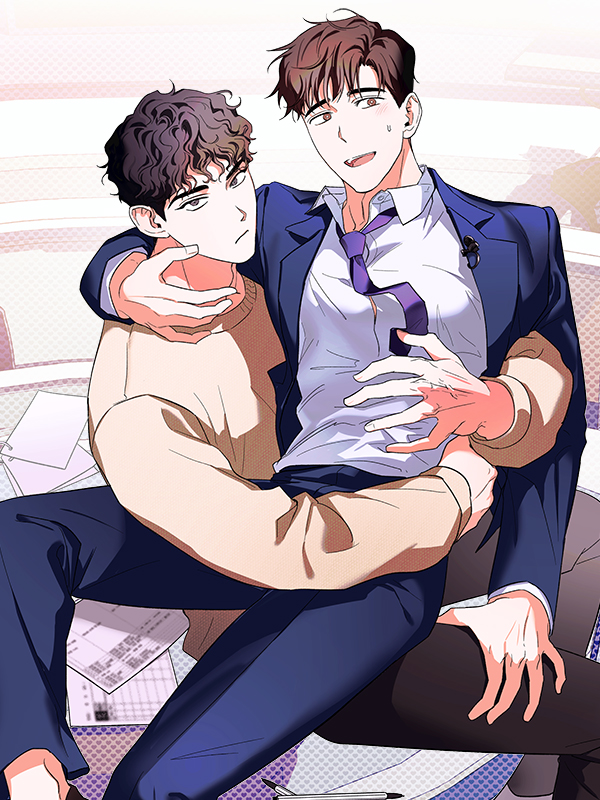 러브 온에어 [개정판] 웹툰 표지 (백공)