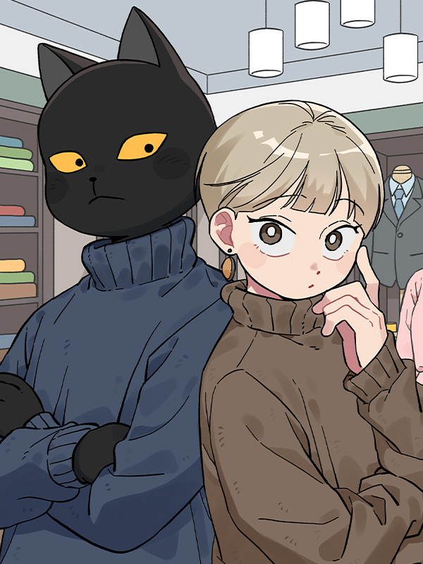 사랑양장점 웹툰 표지 (탄새,불곰)
