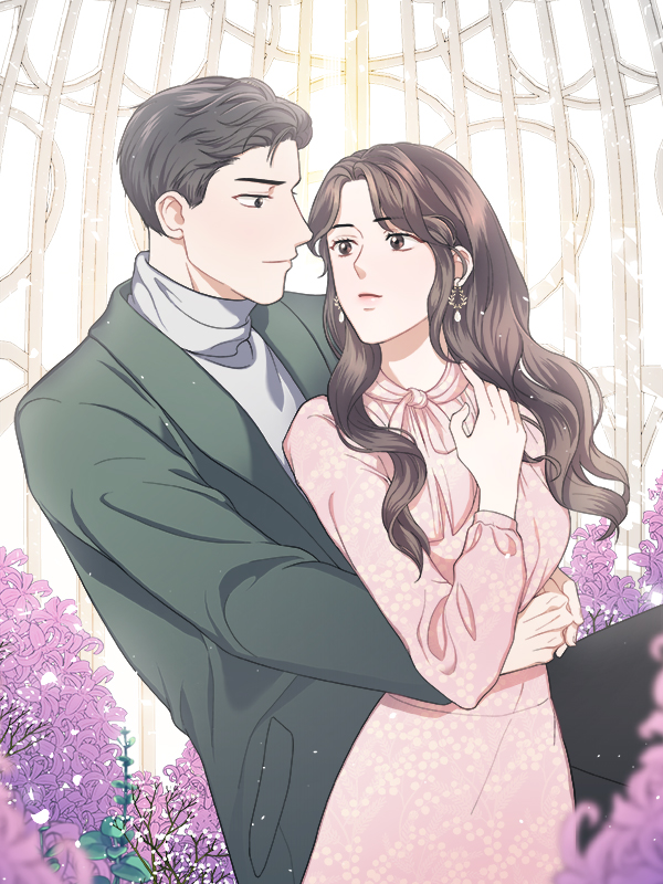 은의 정원 웹툰 표지 (터장,채은)
