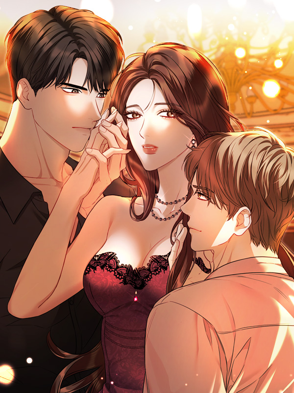 파랑이 흐른다 웹툰 표지 (하견,블뤼,별보라)