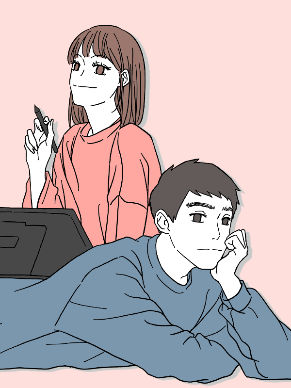 먼데이 블루스 웹툰 표지 (쿠우)